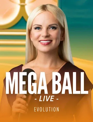 Live tafel Mega Ball (Evolution) bij Casino Lizaro